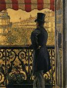 Gustave Caillebotte, The view watched from  balcony